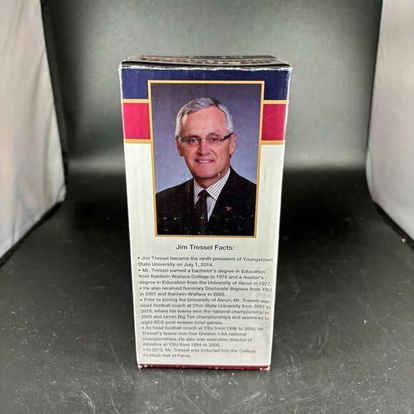 Rare Jim Tressell Bobblehead Mahoning Valley Scrappers SGA YSU NIB New - Picture 2 of 4